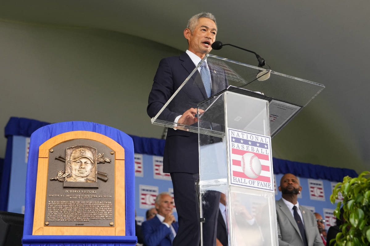 Ichiro inducted into MLB Hall of Fame