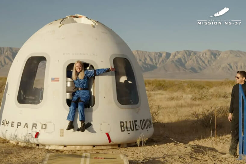 Paraplegic engineer becomes the first wheelchair user to blast into space