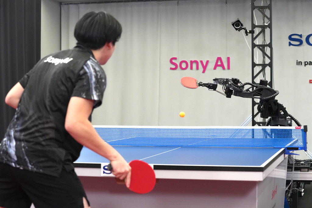 Sony’s Ace robot gives top table tennis players a hard game