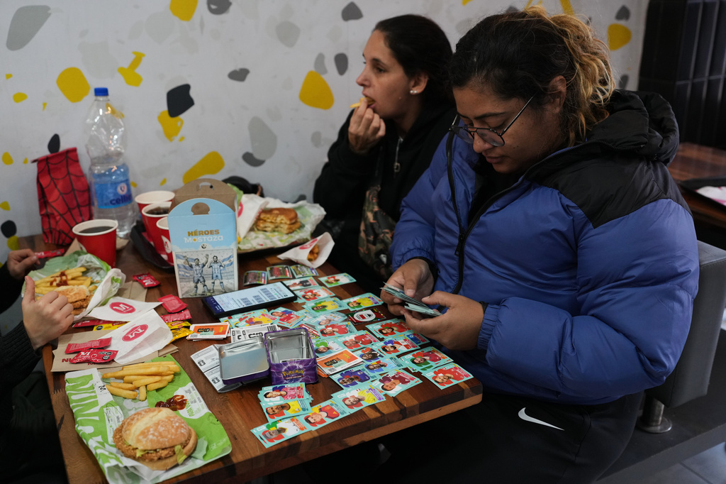 World Cup stickerbooks bring fans together in Argentina