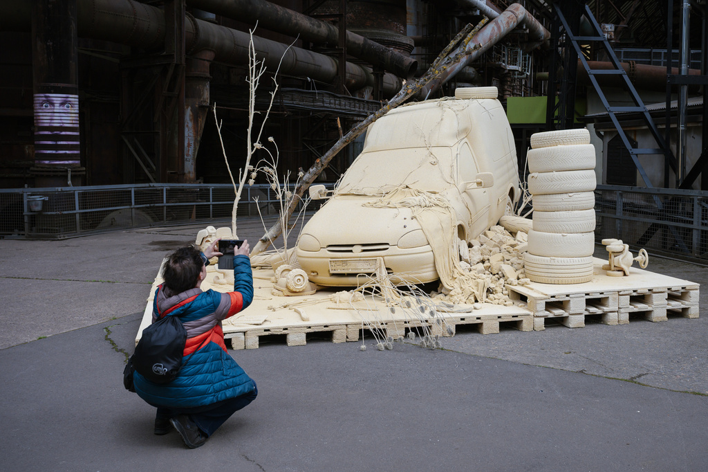 Urban art show opens at Germany’s Völklingen Ironworks