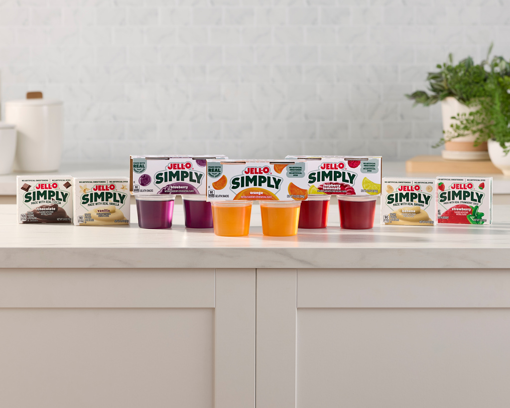 Jell-O adds products with natural colors and less sugar