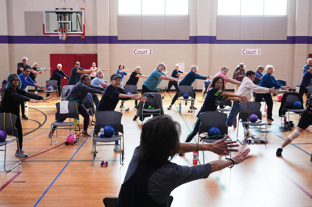Older exercise instructors inspire seniors to stay active