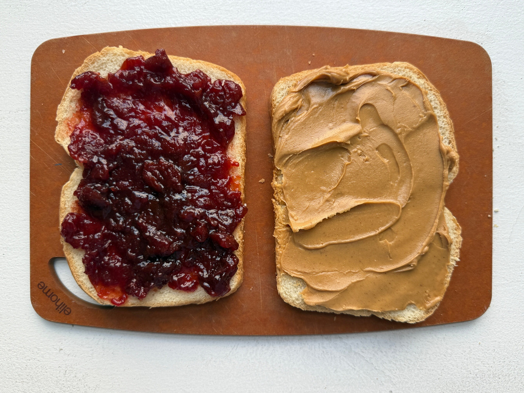 Peanut butter and jelly, an American classic